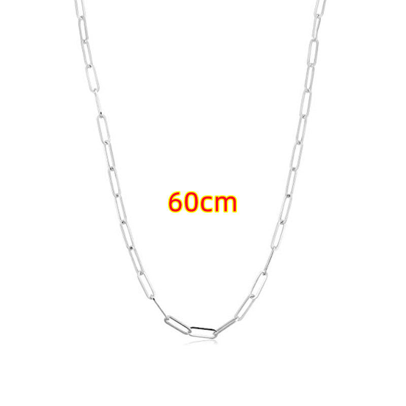 Clip Thick Chain Necklace Unisex Necklace Clavicle Chain