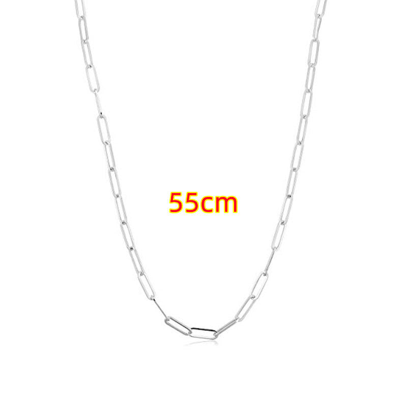 Clip Thick Chain Necklace Unisex Necklace Clavicle Chain